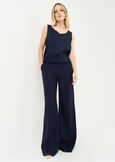 Titan linen and cotton tank top VERDEBLUROSA FUCSIABLU Woman image number 4