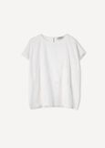 Stella cotton and embroidery T-shirt BEIGE LATTE Woman image number 5
