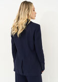 Geky single-breasted jacket MARRONEMABKSBLU Woman image number 3