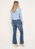 Diky animalier denim trousers DENIM MEDIUM DENIM Woman image number 5