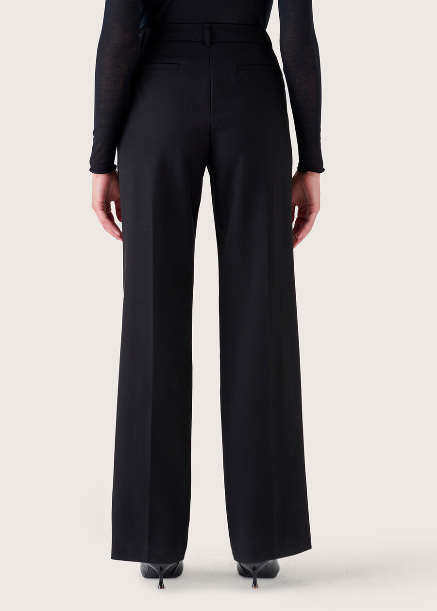 Giorgia technical fabric trousers NERO BLACKBEIGE GESSOBLU Woman , image number 5
