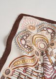 Simona printed pattern foulard BEIGE LATTE Woman image number 3