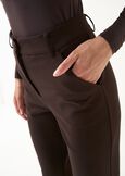 Alice pleated-texture trousers ROSSO BORDEAUXVERDE GARDENMARRONE Woman image number 4