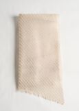 Suellen pleated lurex scarf BEIGE LATTEGOLD Woman image number 2