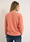 Sammy openwork embroidery T-shirt ARANCIONE Woman image number 3