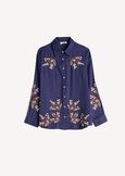 Comet embroidered shirt BIANCOBLU Woman image number 5