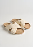 Soave low crochet sandals BEIGE LATTE Woman image number 2