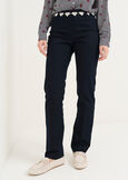 Pablos slim cotton trousers BLU Woman image number 2